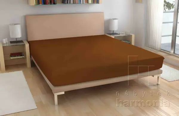 Froté plachta - tmavo hnedé - 70 x 140 cm