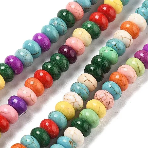 Synthetic Turquoise Beads Strands