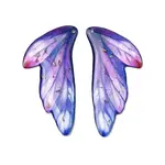 2Pcs Transparent Epoxy Resin Pendants