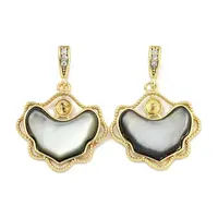 Natural Black Lip Shell Pendants