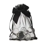 Rectangle Lace Organza Drawstring Gift Bags