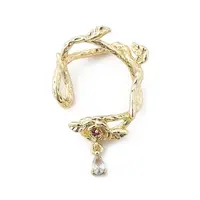 Brass Micro Pave Clear Cubic Zirconia Bead Frame
