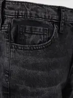 GAP Dětské džíny mom black - Holky