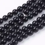 Natural Black Onyx Round Beads Strand