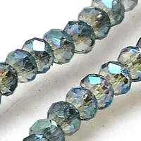 Electroplate Glass Beads Strands