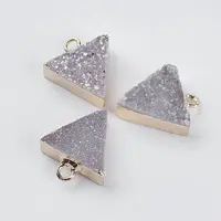 Natural Druzy Agate Charms