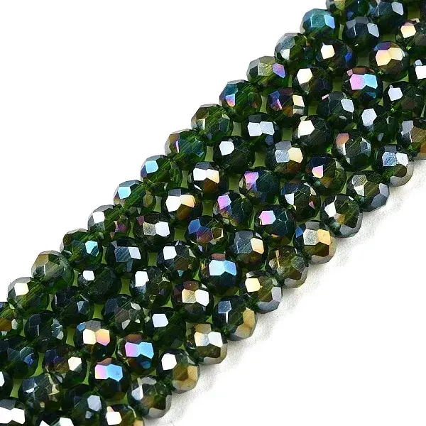 Electroplate Glass Beads Strands
