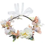 Cloth Artificial Flower Bridal Wreath