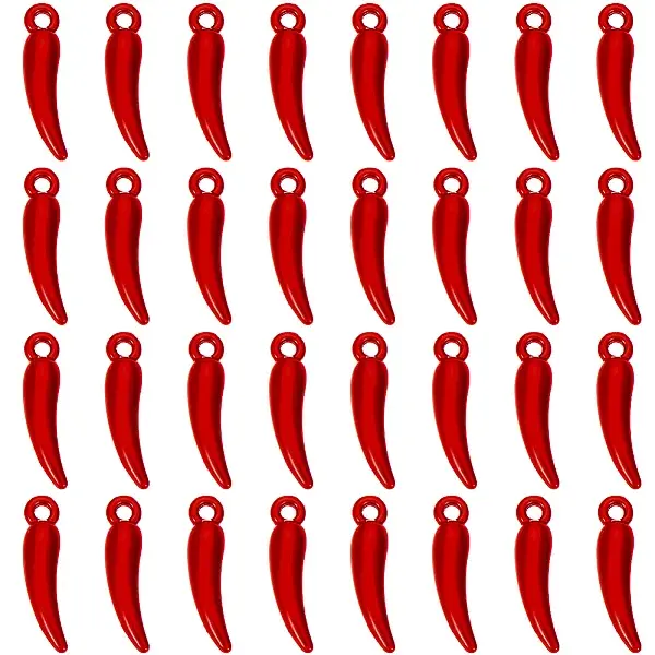 60Pcs Spray Painted Alloy Pendants