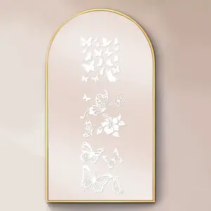 Waterproof Reflective Plastic Mirror Stickers