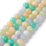 Dyed Natural White Jade Beads Strands