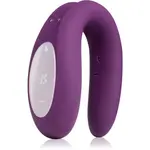 Satisfyer Double Joy párový vibrátor Purple 9 cm