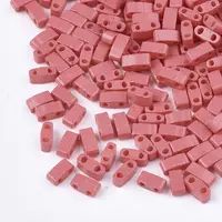 2-Hole Baking Paint Glass Seed Beads