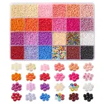 6408Pcs 24 Style 8/0 Glass Seed Beads