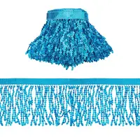 10M Paillette Tassel Ribbon Trim