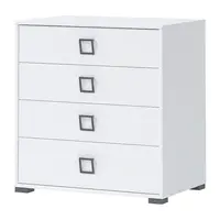 Zásuvková komoda sloane - bílá
