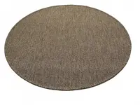 Koberec nature kulatý - tmavě béžová - výběr rozměrů
