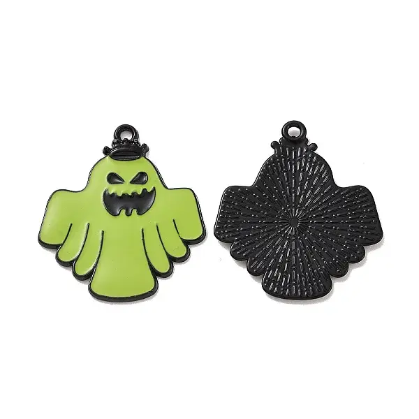 Halloween Theme Rack Plating Alloy Enamel Pendants