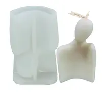 DIY Boyfriend Candle 3D Bust Portrait Silicone Molds