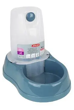 Miska se zásobníkem na vodu 1,5l protiskluzová modrá Zolux