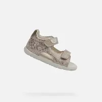 Beige Girls Sandals Geox Macchia - Girls