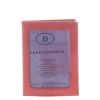 Kožená peněženka na doklady DELAMI, červená