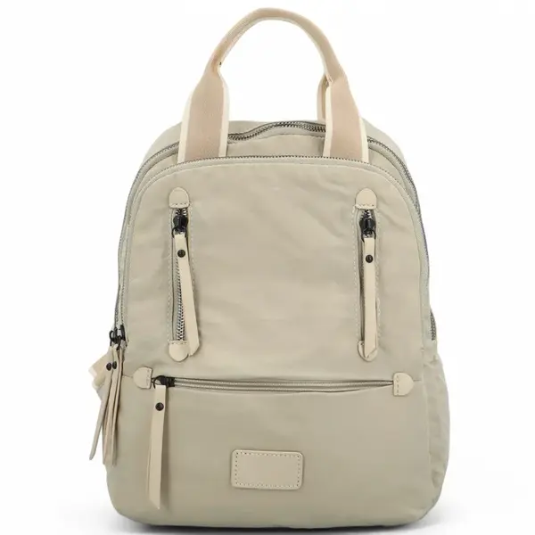 Trendy dámský textilní batoh Karis, krémový