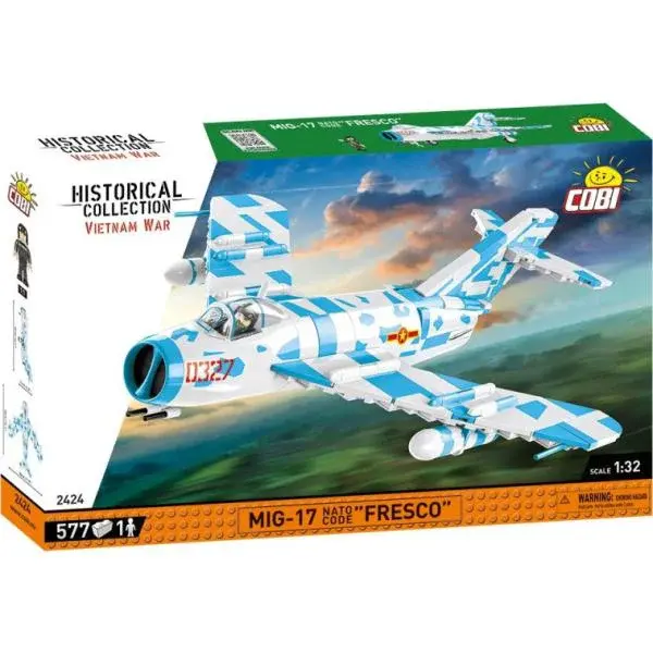 Cobi Vietnam War MIG-17 FRESCO, 1:32, 588 k, 1 f
