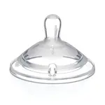 CHICCO Cumlík na fľašu Natural Feeling silikón, rýchly prietok 2 ks, 6m+