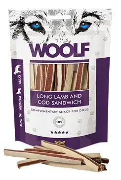 Woolf pochoutka soft lamb and cod sandwich long 100g