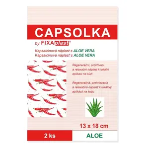 Fixaplast Capsolka Kapsaicínová náplast 13x18 cm 2 ks