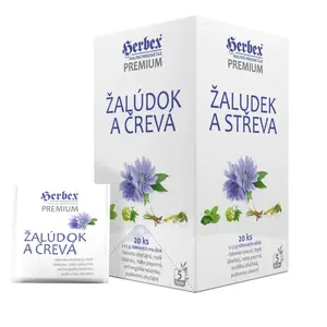Herbex žaludek a střeva 20x1.5g sáčků