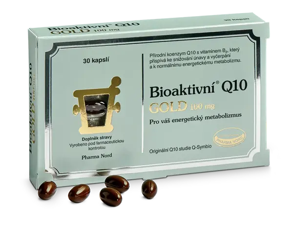 Pharma Nord Bioaktivní Q10 Gold 100mg Cps.30