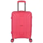 Cestovní plastový kufr Ormi Tiberius velikosti S, růžový