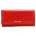 Luxusní dámská kožená peněženka Gregorio Haneen, červená