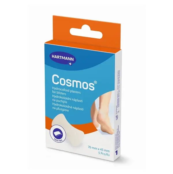 Cosmos Náplast na puchýře Twin tec 45x76mm 5ks