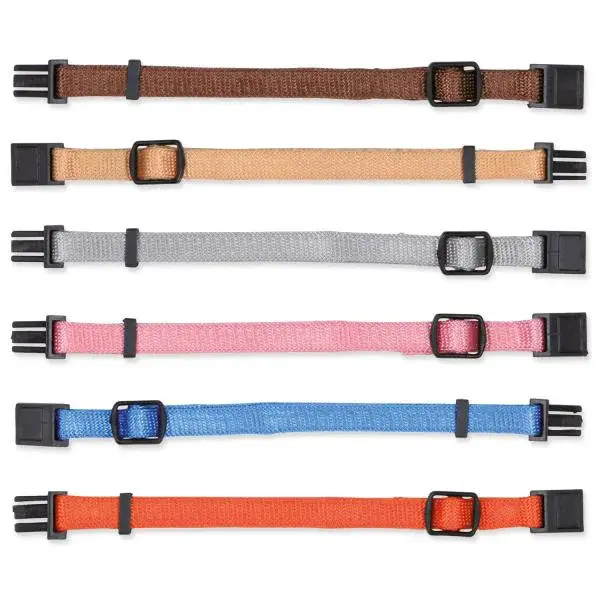 Obojok Trixie rozoznávací šteňa mix farieb  S–M 17–25cmx10mm 6ks