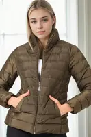 Z9746 DEWBERRY WOMEN'S JACKET-KHAKI