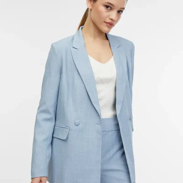 Orsay Svetlomodré dámske melírované sako - Dámské