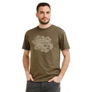 Bushman Pánske tričko Caram, khaki XL