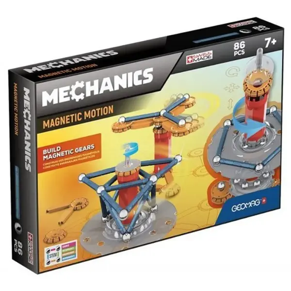 Geomag Mechanics 86 dílků (poškozená)