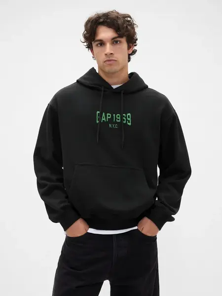 GAP Oversize mikina Heavyweight - Pánské