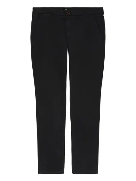 KnowledgeCotton Apparel Chino nohavice 'LUCA'  čierna