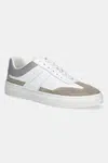 Kožené sneakers boty Baldinini bílá barva, U5E806T1CAVF