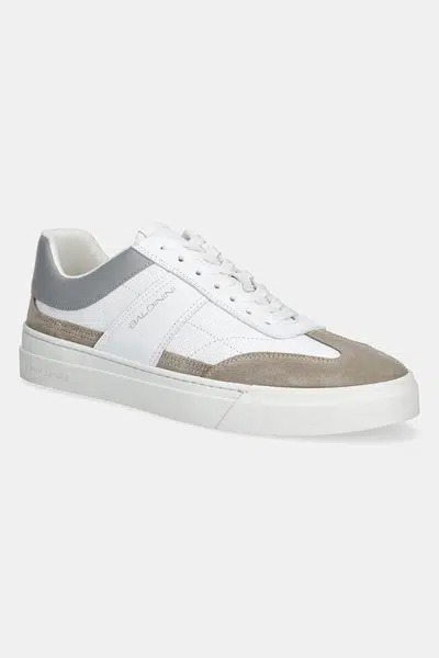 Kožené sneakers boty Baldinini bílá barva, U5E806T1CAVF