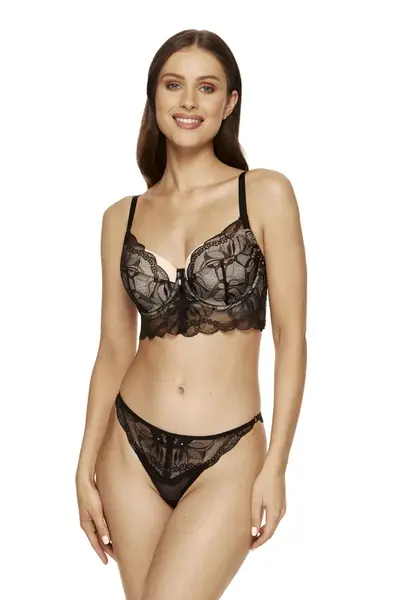 Čipkovaná podprsenka s kosticami