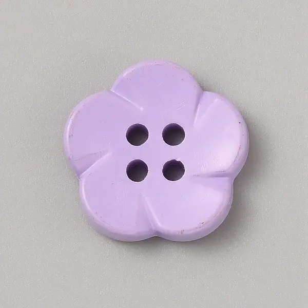 Spray Painted Plastic Buttons