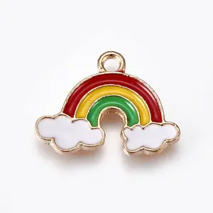 Alloy Enamel Pendants