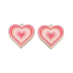 Rack Plating Alloy Enamel Pendants