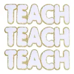 Chenille Embroider Thread Iron on/Sew On Patches